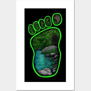 bluff creek bigfoot Posters and Art